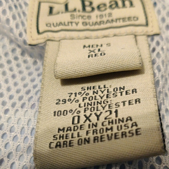 L.L. Bean Blue Casual Button Down Shirt - Picture 10 of 13